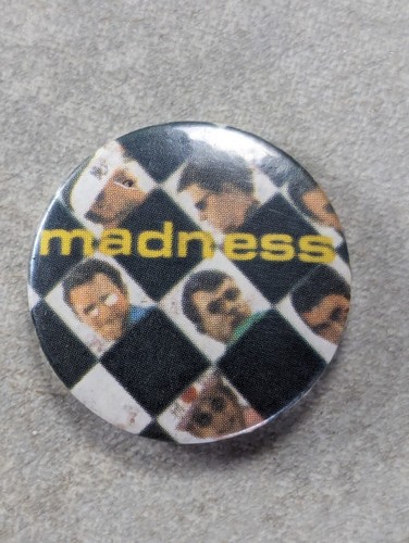 Vintage madness pin badge - pin,
