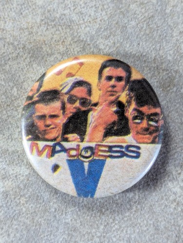 Vintage madness pin badge - vintage,
