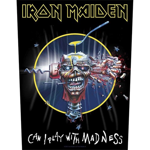Iron maiden back patch can - back,